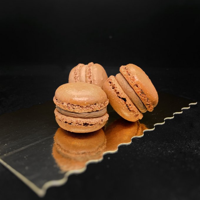 Macaron chocolat au lait