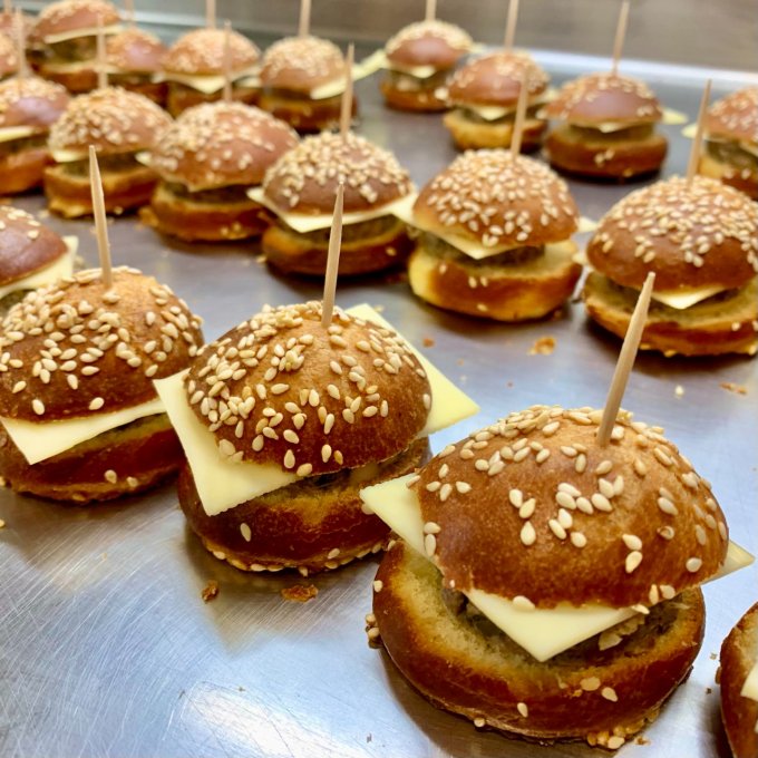 Mini-burger caillette