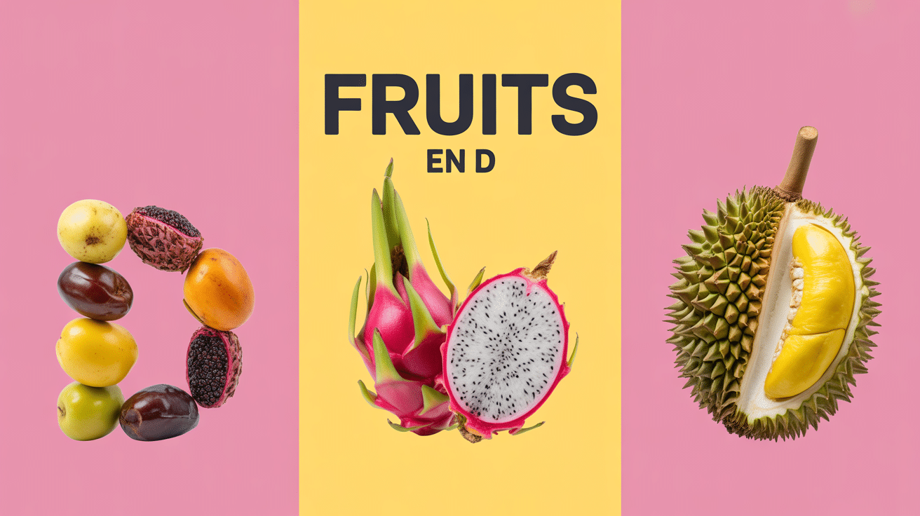 composition fruits en d