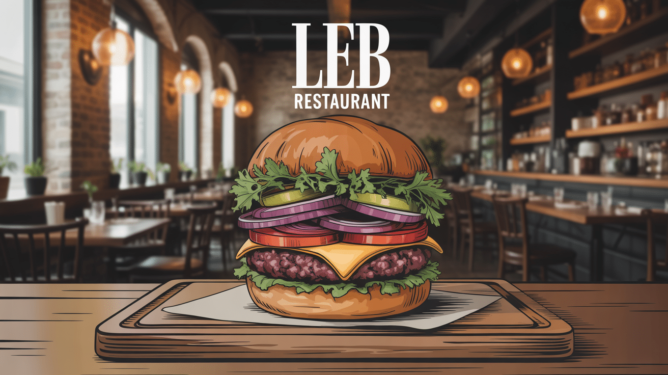 Burger gourmet artisanal leb restaurant