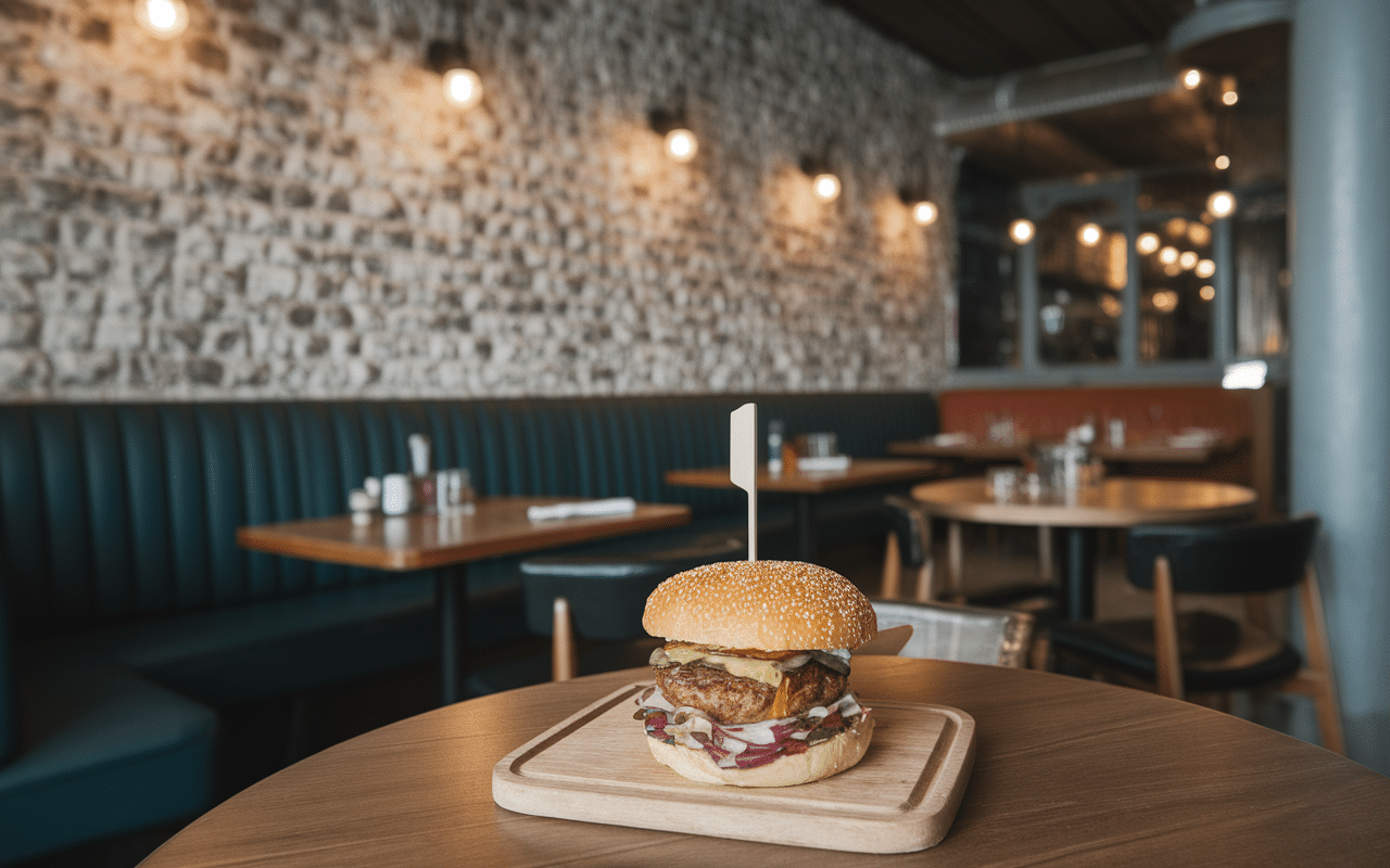 Intérieur de bistrot Leb restaurant