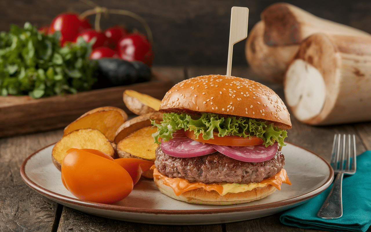 Burger terroir Leb restaurant