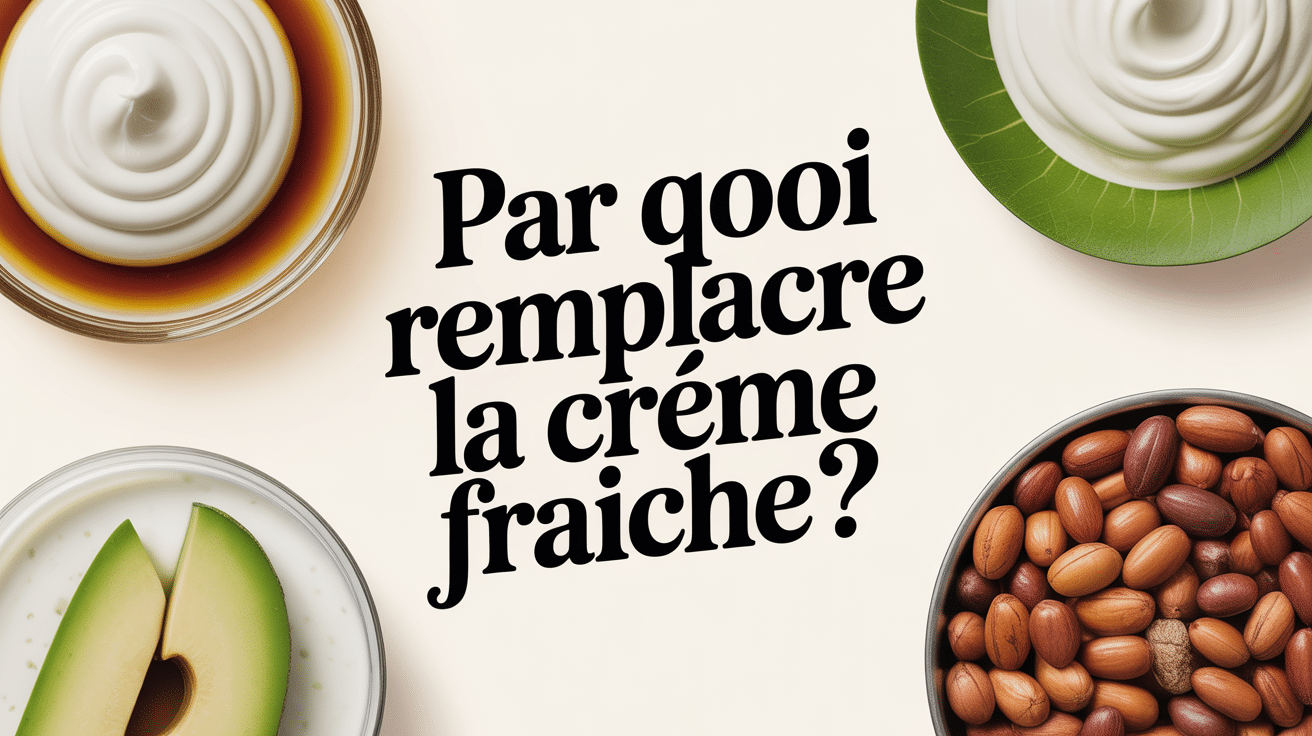 Substituts à la crème fraîche avec yaourt et avocat