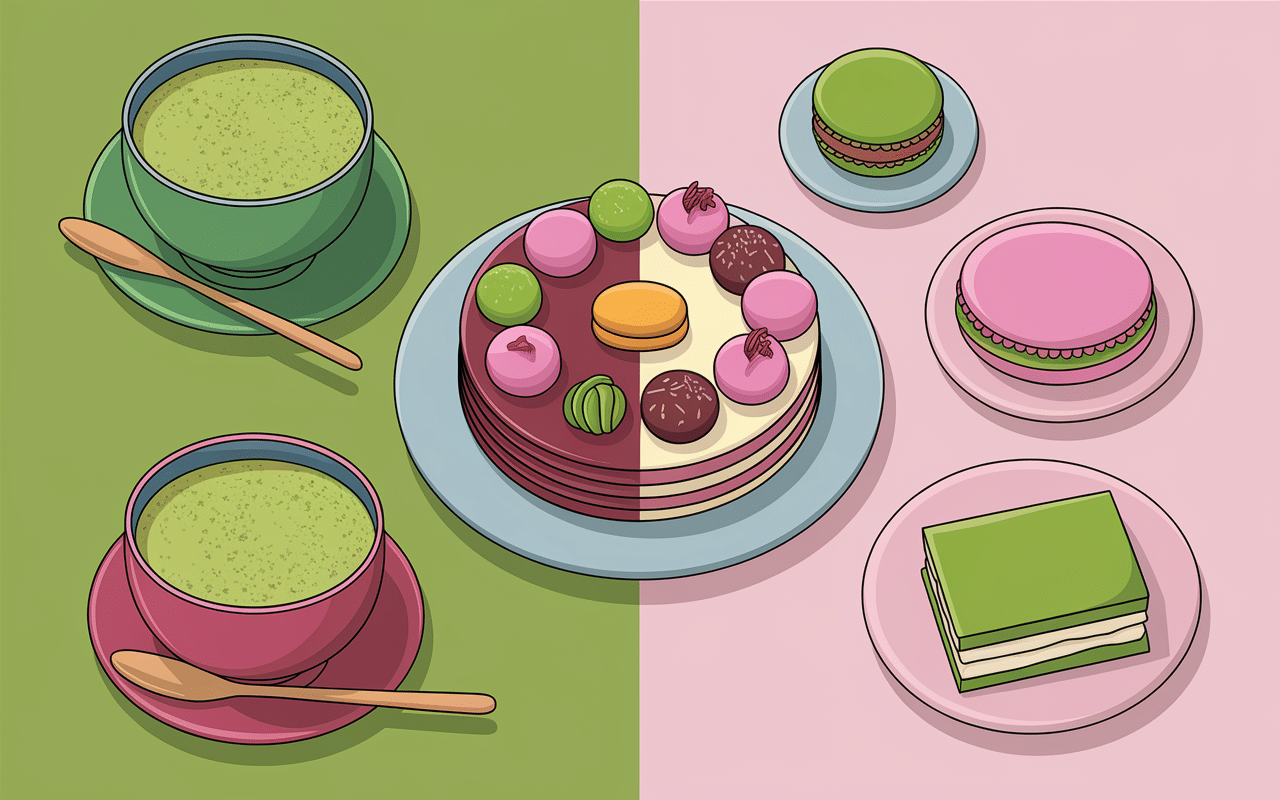 Usages variés du matcha