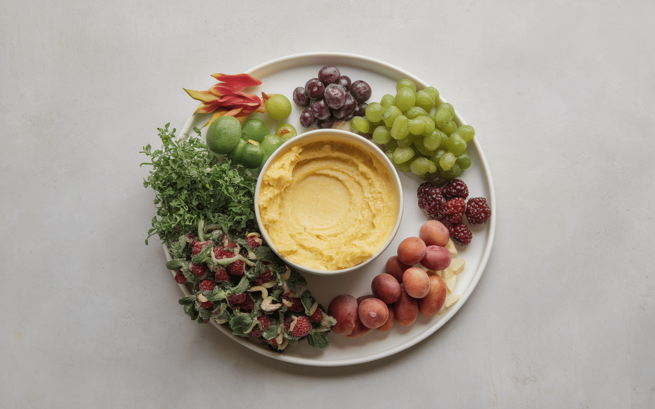 accompagnement du magret de canard avec chutney polenta quinoa fruit