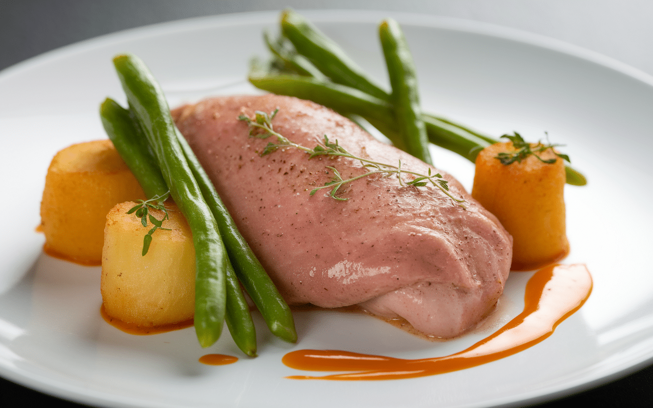 accompagnement du magret de canard légumes verts et pommes de terre