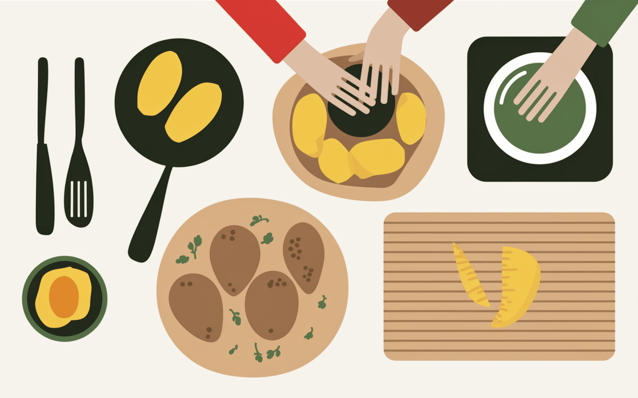 combien de pomme de terre par personne préparation et pesée cuisine