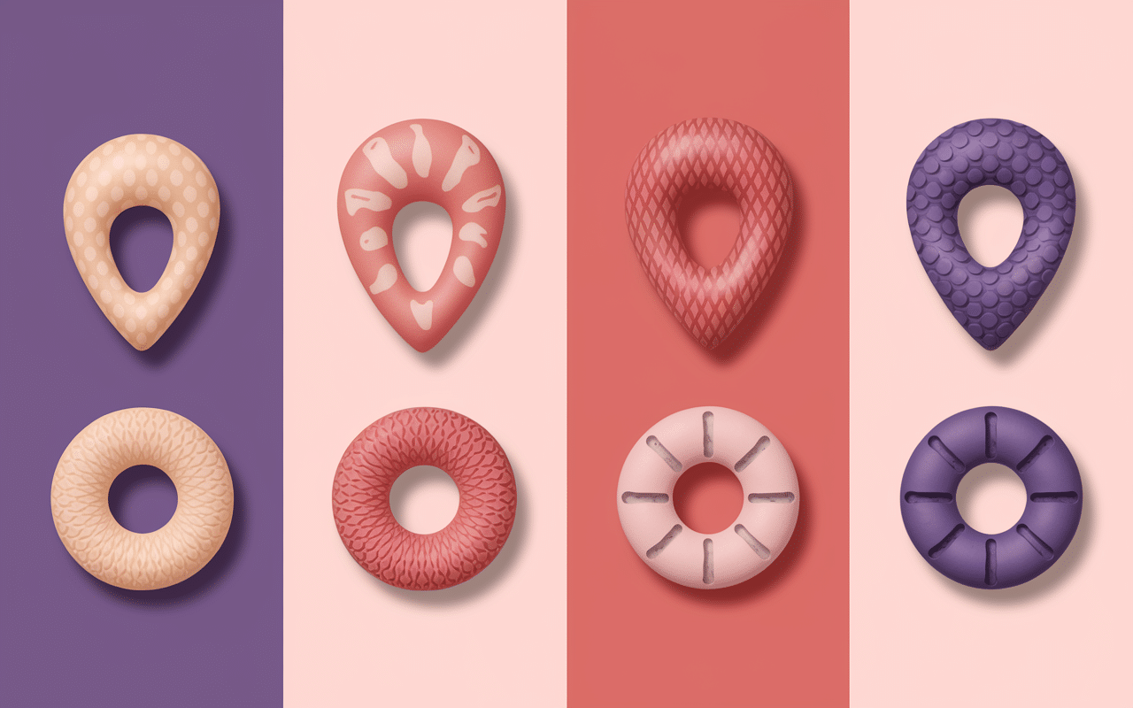 Moules silicone sur mesure et standard côte à côte