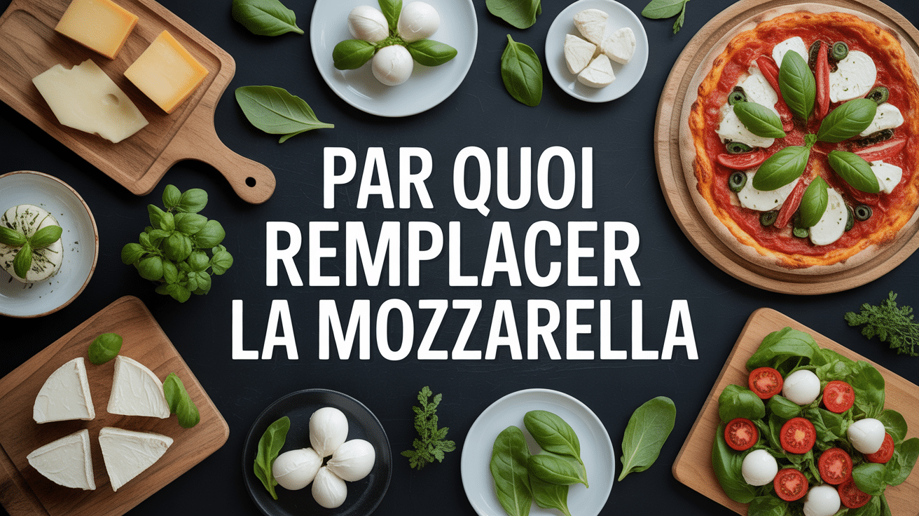 Par quoi remplacer la mozzarella table fromages vegan pizza salade