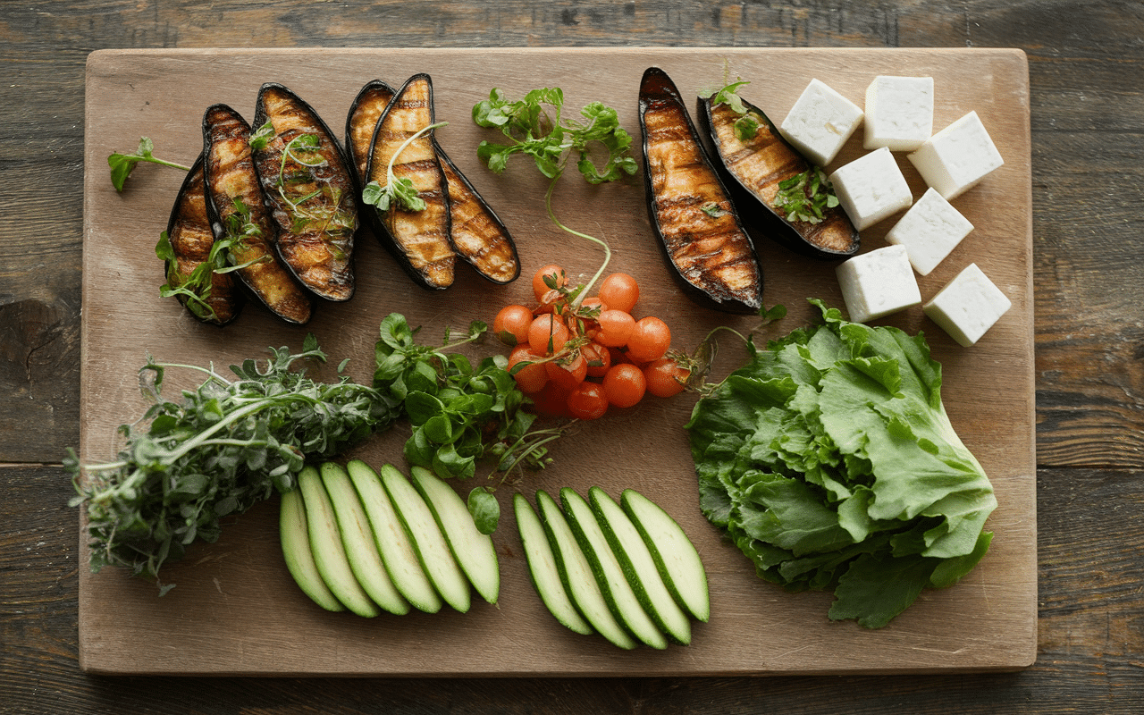 Par quoi remplacer la mozzarella aubergine tofu courgette vegan