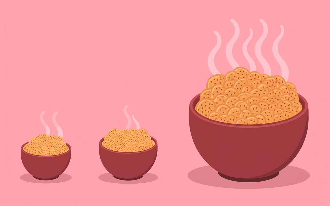 quelle quantité de vermicelle par personne avant et après cuisson