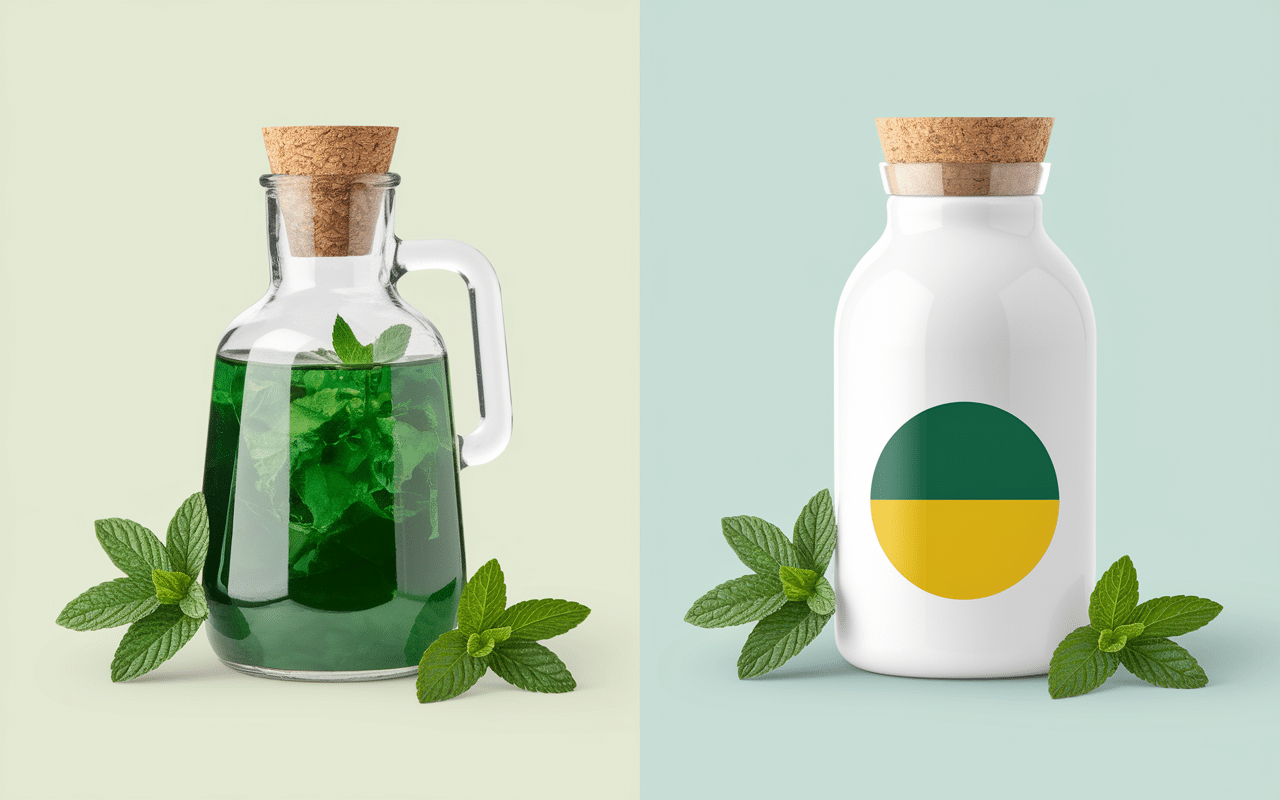 comparatif sirop de menthe sans sucre maison industriel