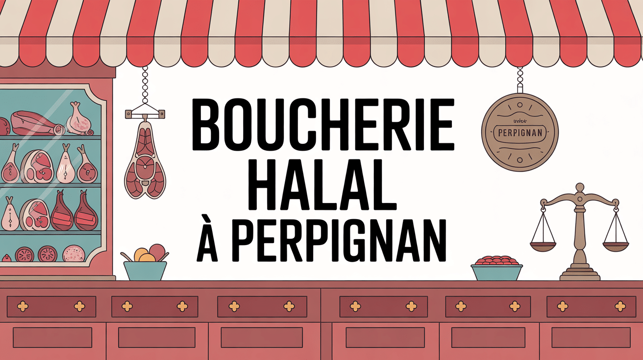 devanture boucherie halal perpignan vitrine