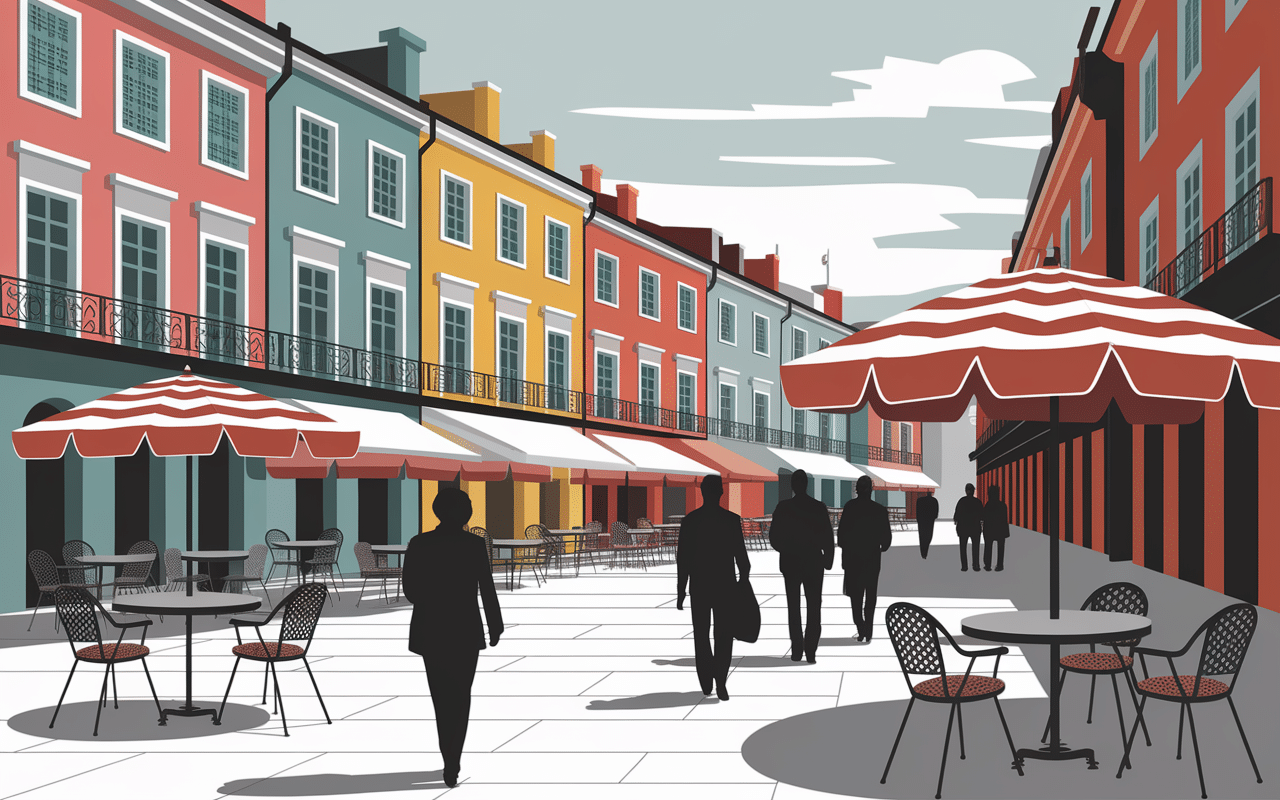 café de france grenoble façade ancienne et ambiance unique