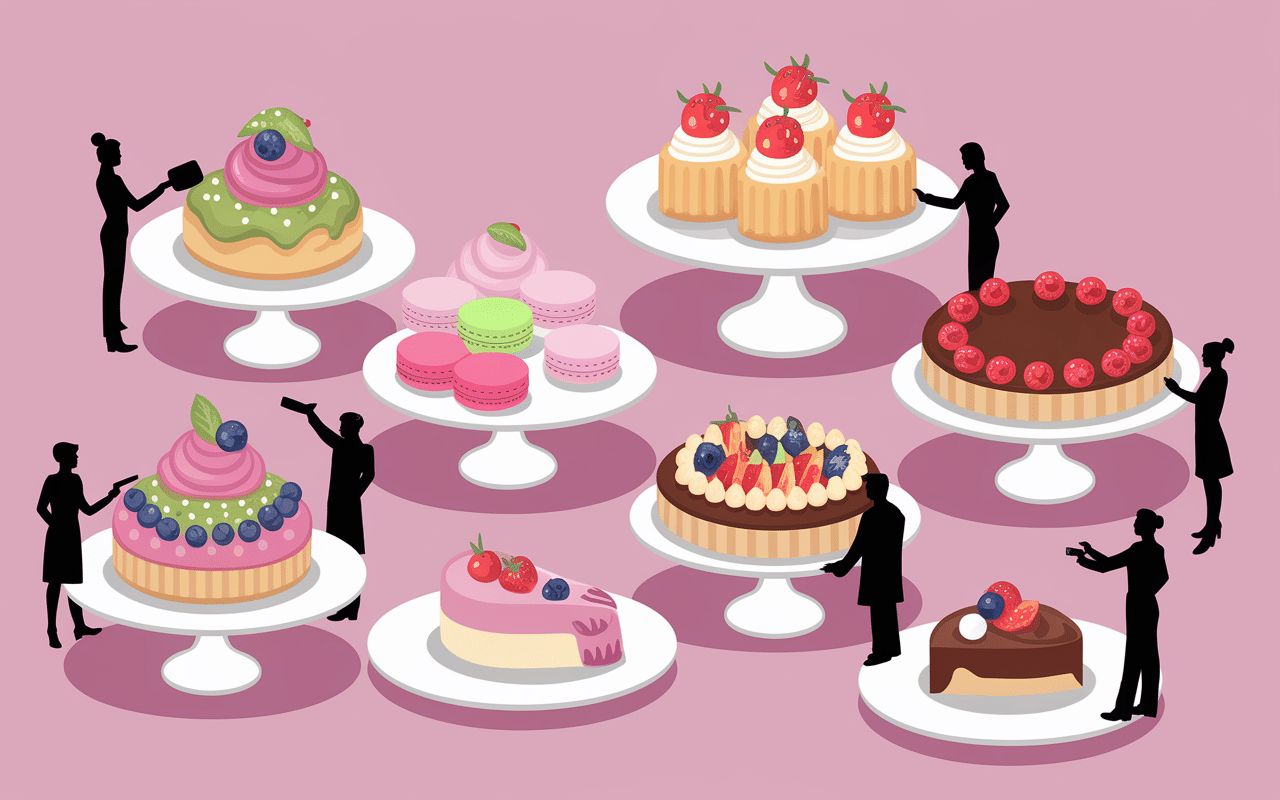 Selection concours patisserie 2025 evaluation desserts