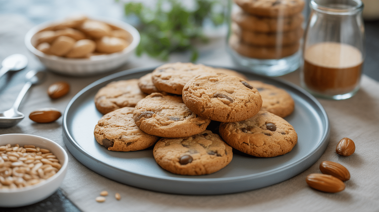 plateau de cookies ig bas ingredients sains