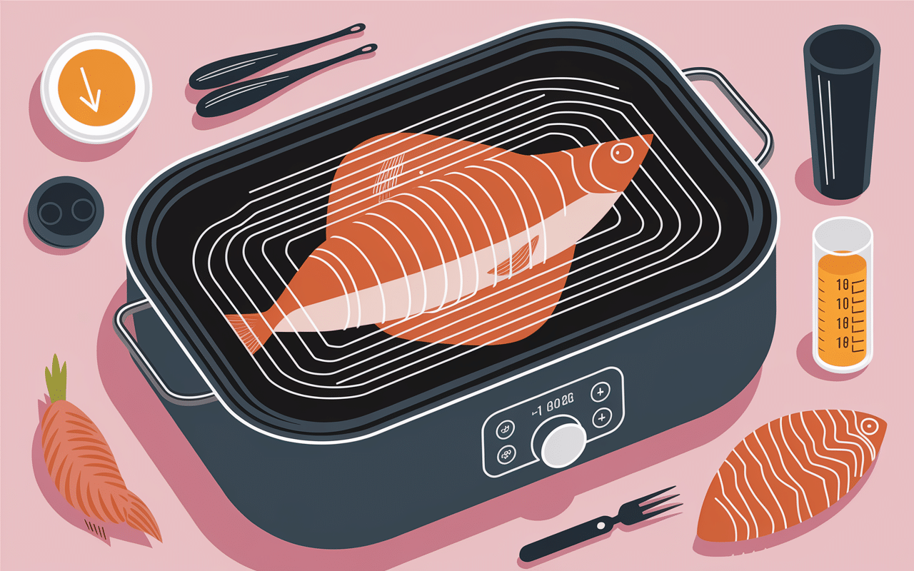 cuisson poisson airfryer air chaud autour filet