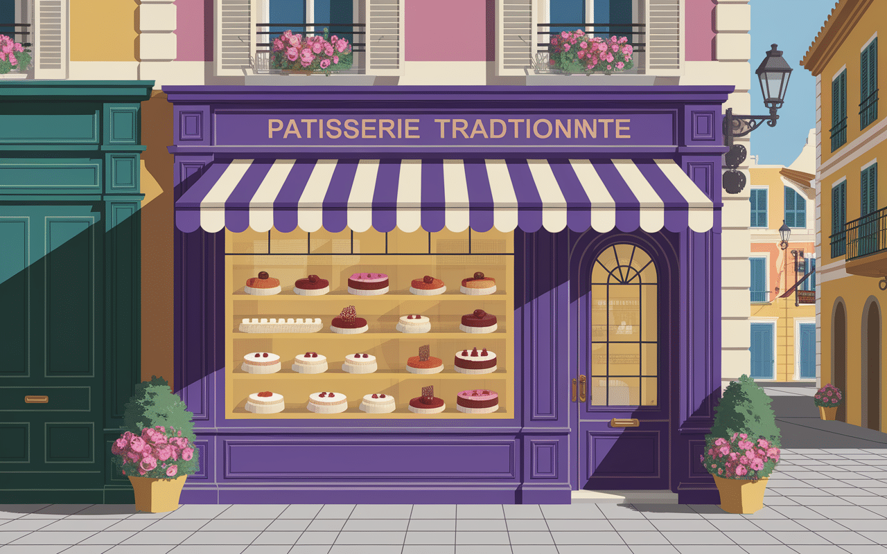 Facade charmante patisserie La Seyne sur Mer