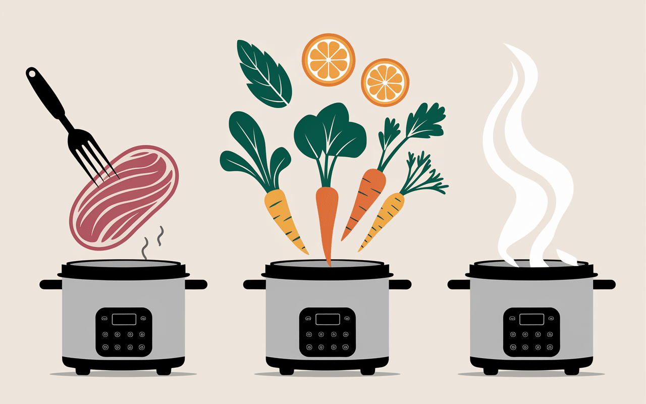 étapes cuisson palette de porc cookeo avec multicuiseur