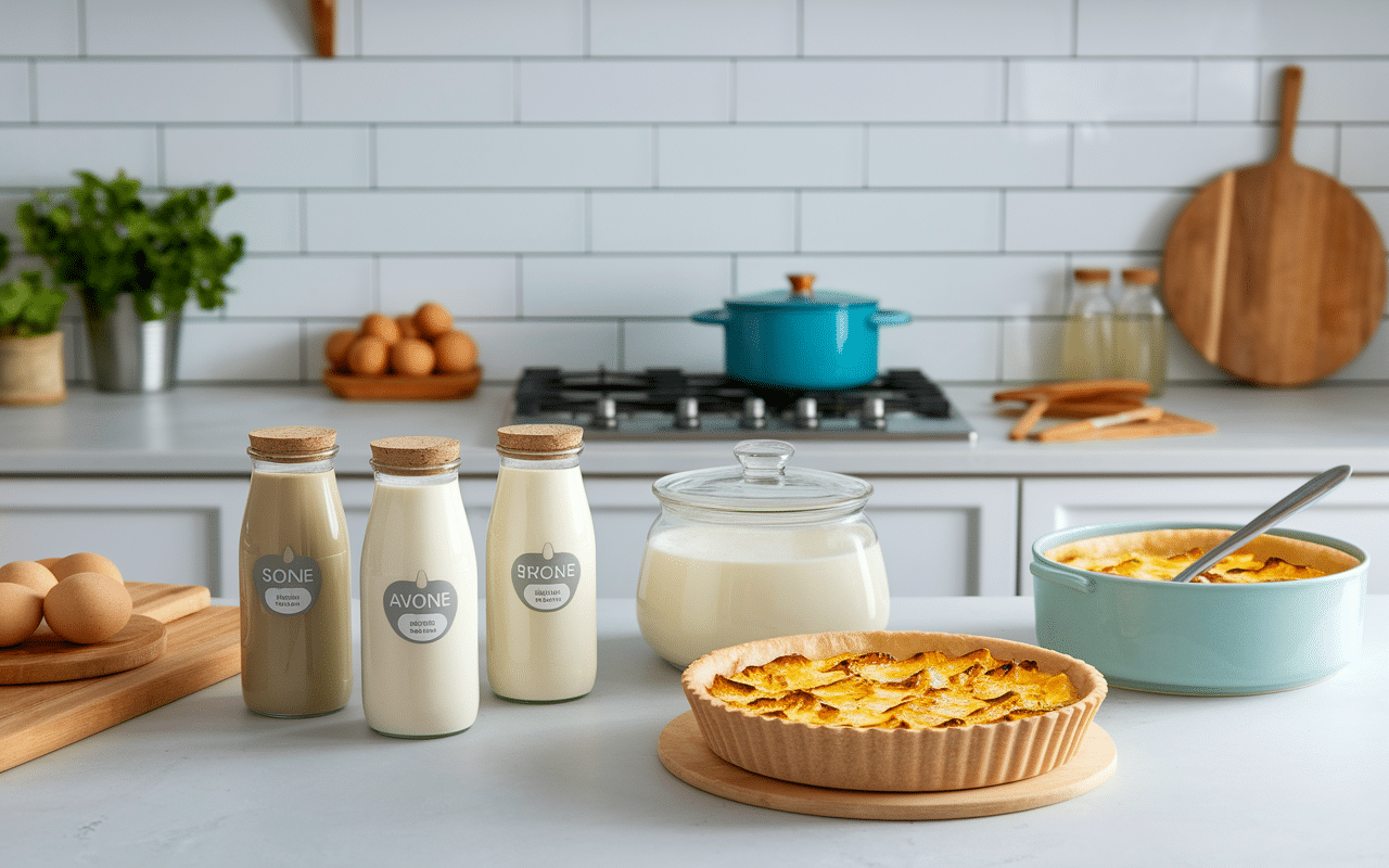 Par quoi remplacer le lait dans une quiche alternatives appareil préparation