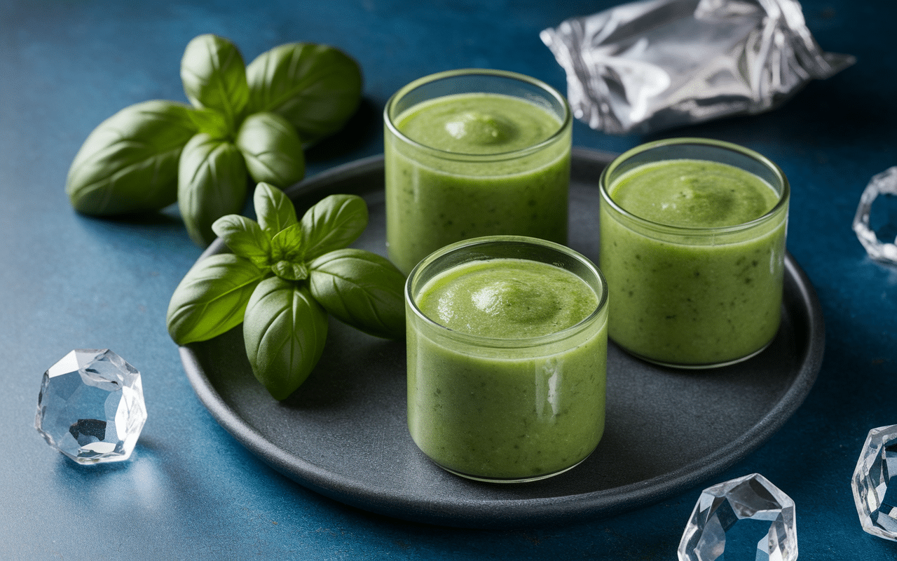 congeler du basilic feuilles méthode simple