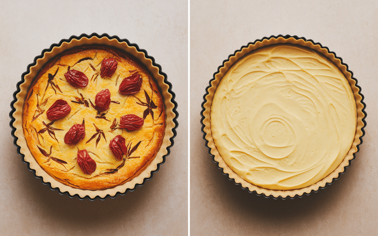 quiche au thon sans pate et traditionnelle comparées