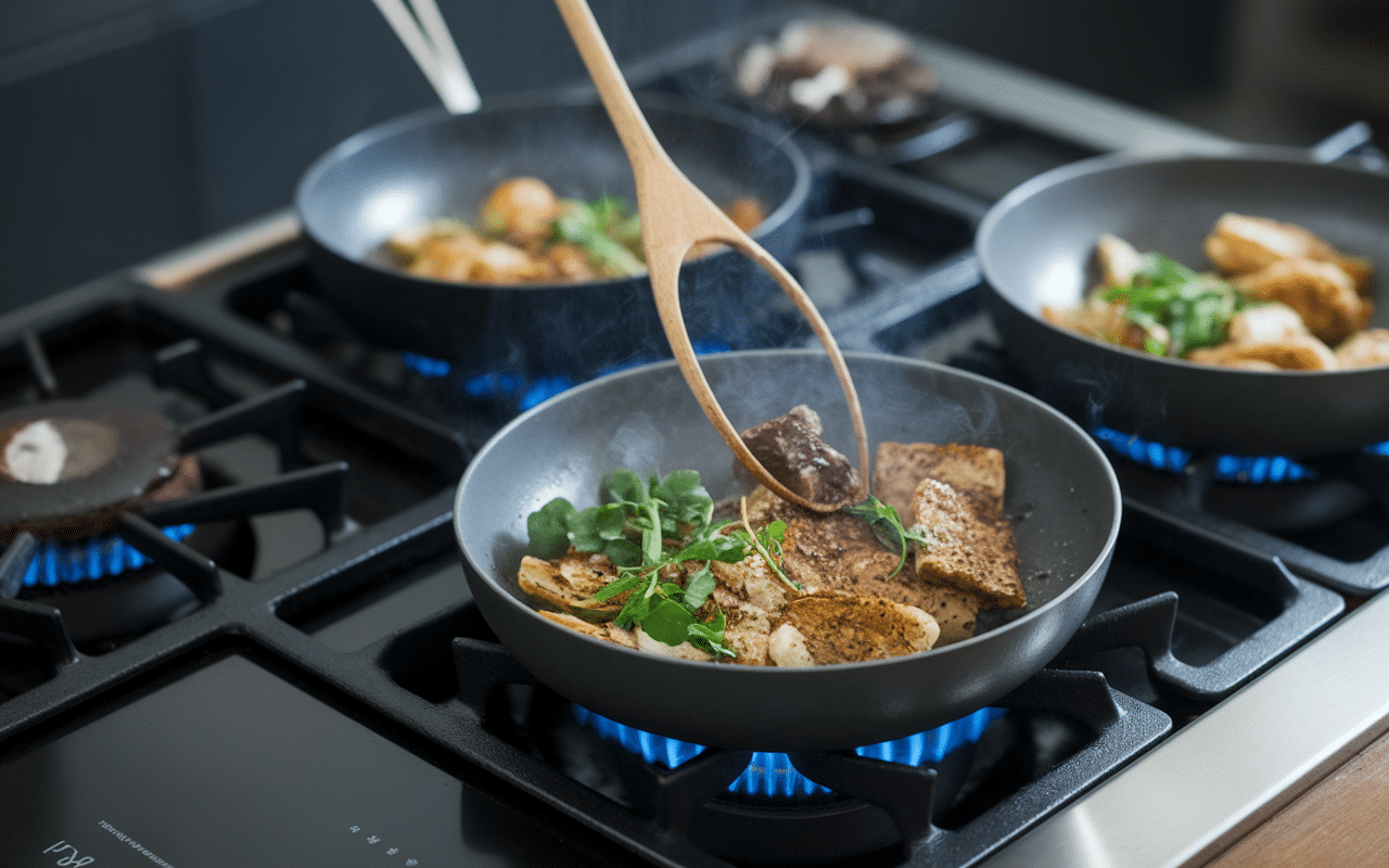 gésiers à la poêle différents temps cuisson