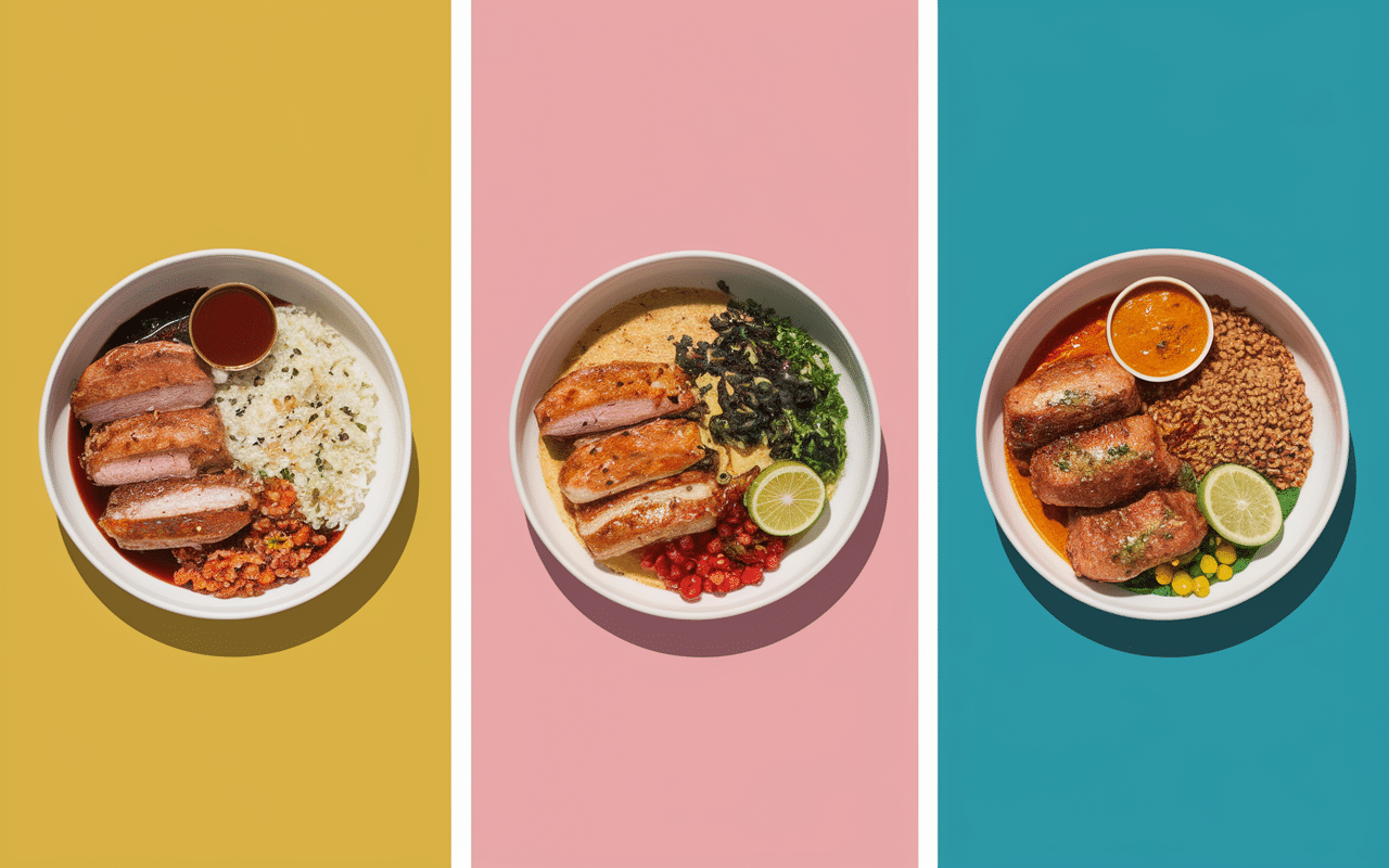 Variations bol sauté de porc Cookeo et accompagnements