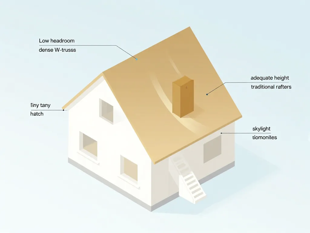 Schema amenagement combles avant apres potentiel combles