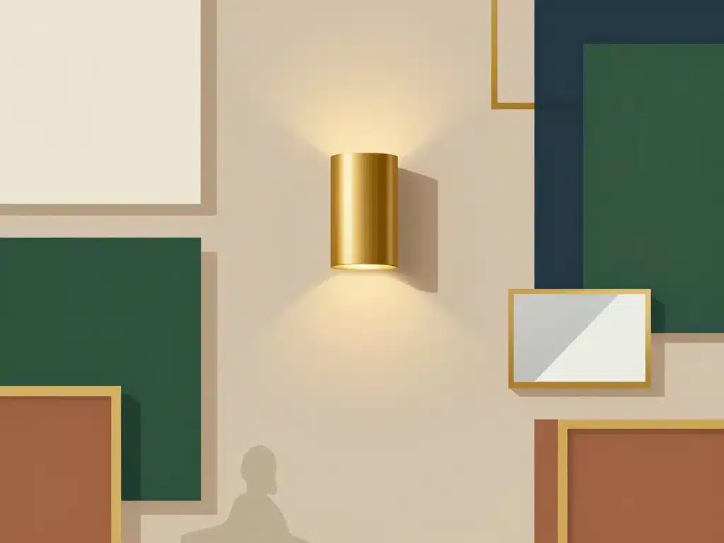 Applique dorée avec rappels dorés et couleurs coordonnées