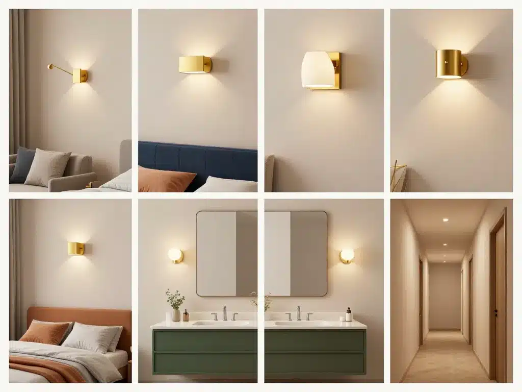 Applique dorée adaptée à chaque pièce et usage