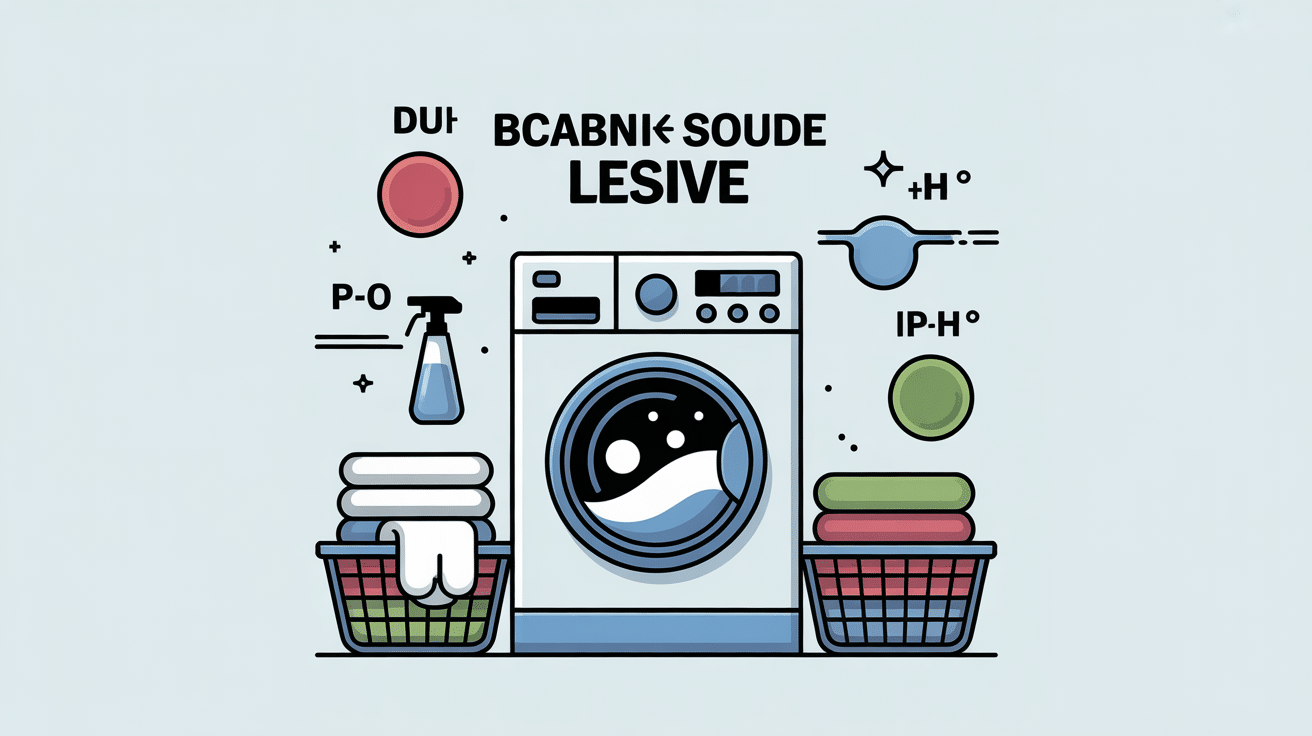 bicarbonate de soude lessive pour désodoriser et optimiser le pH