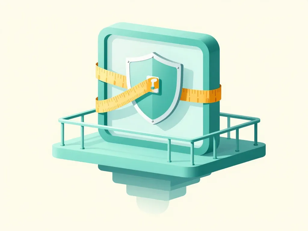 Métaphore normes hauteur fenetre sol avec garde-corps