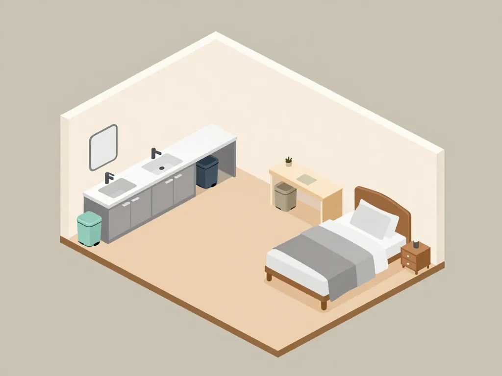 Petit poubelle discret dans salle de bain cuisine bureau chambre