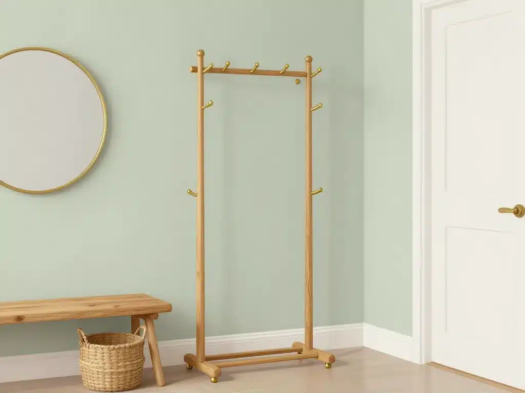 porte manteau vintage harmonisé déco contemporaine