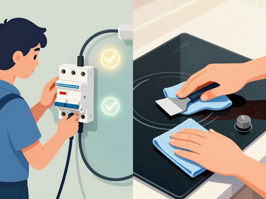 meilleur plaque induction haut de gamme branchée et nettoyage doux