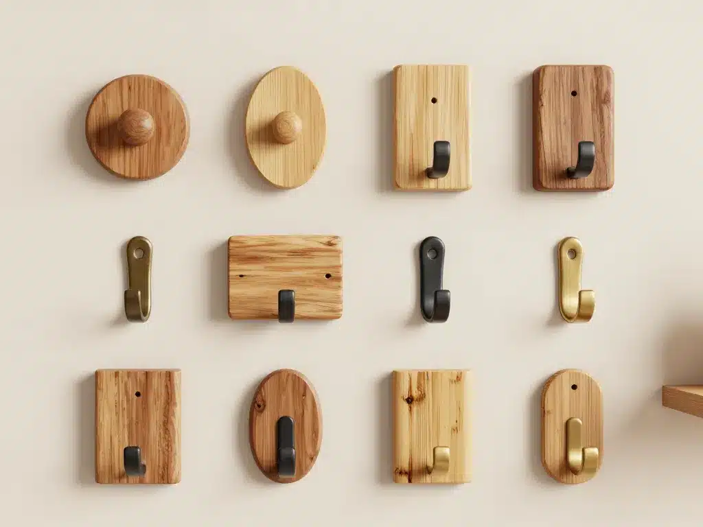 patere bois styles et finitions chene hetre pin bambou