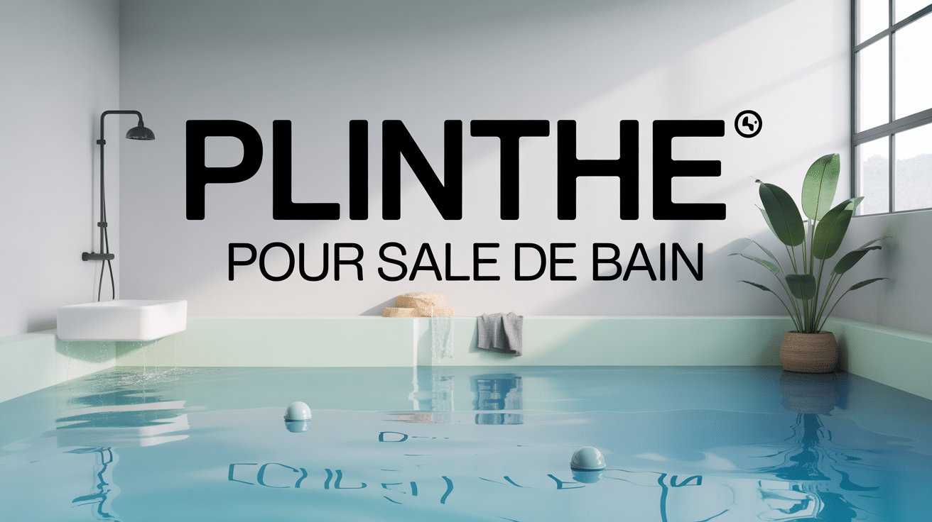 plinthe pour salle de bain étanche entre mur et sol