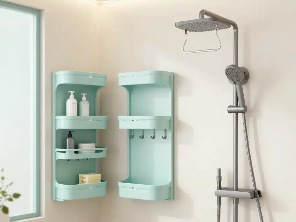 serviteur de douche types angle suspendu telescopique