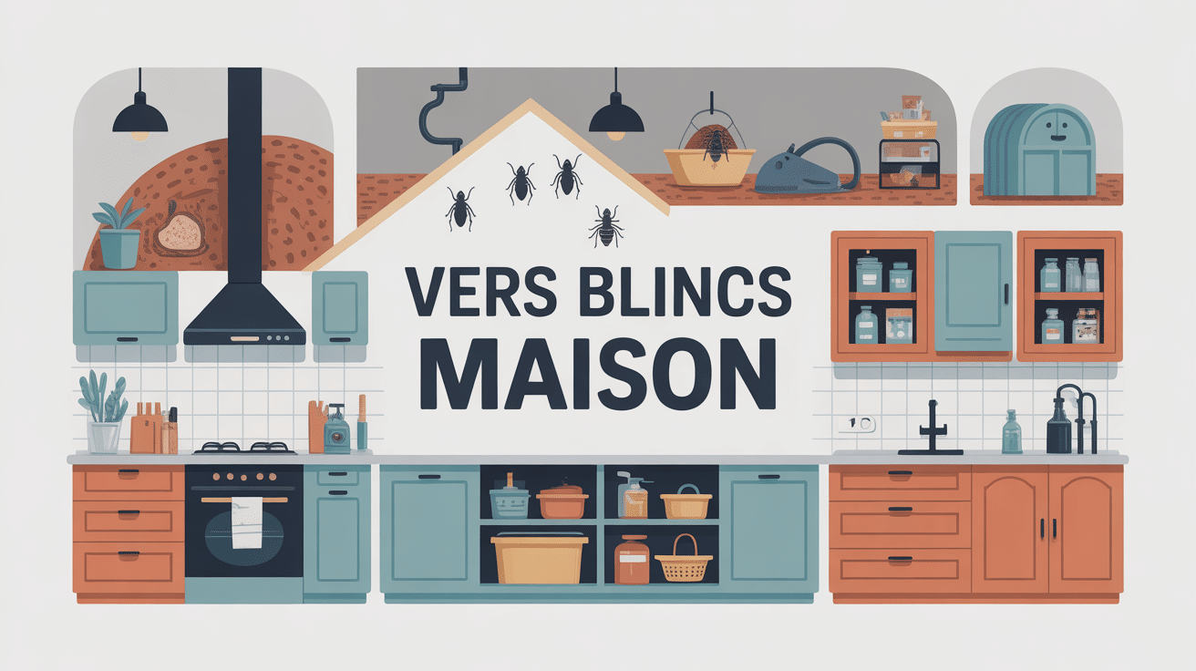 vers blanc maison, coupe maison, zones à risque