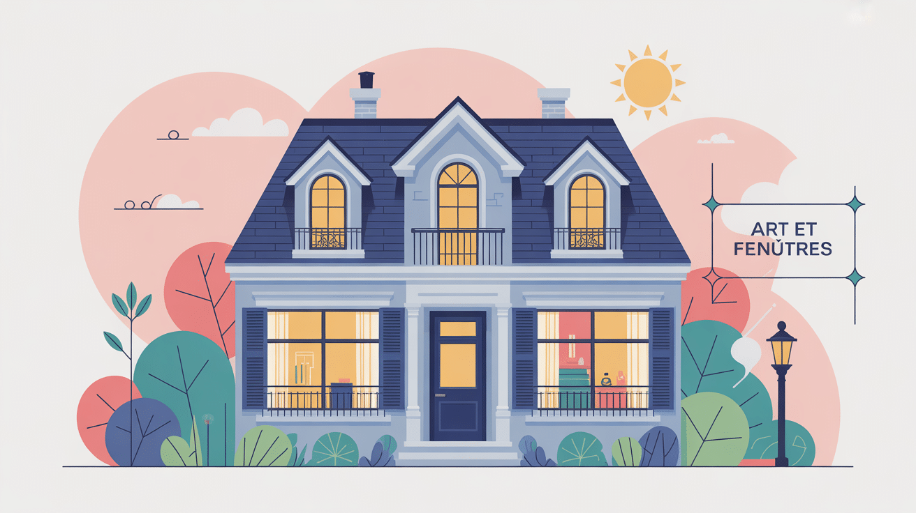 Art et Fenêtres illustration menuiseries maison