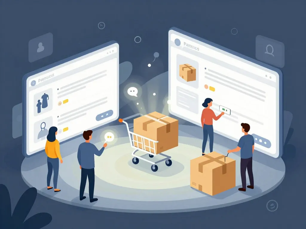 illustration expérience achat linsvoge marketplaces