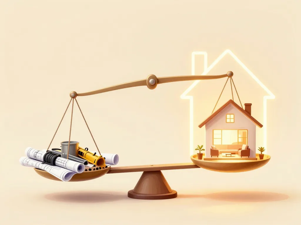 balance valeur travaux aménageable immobilier