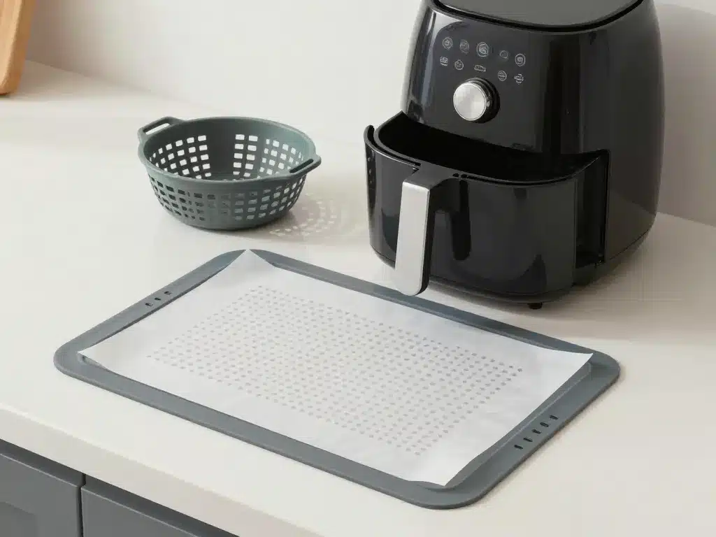 Accessoires alternatifs au papier cuisson air fryer