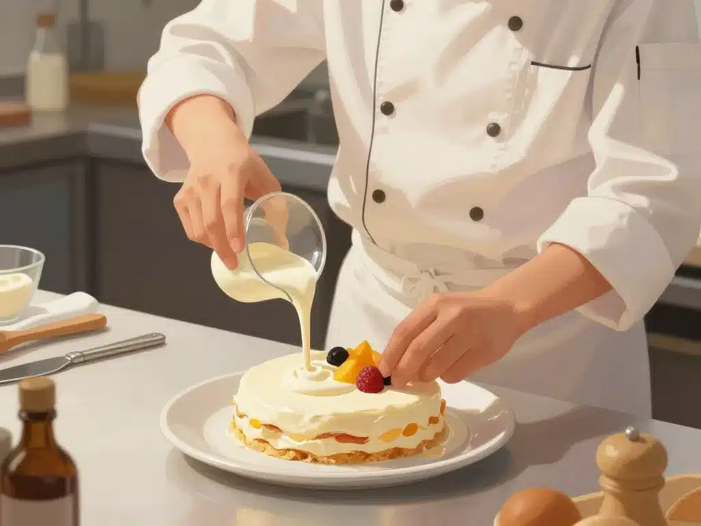 assemblage et décoration bavarois pâtissier