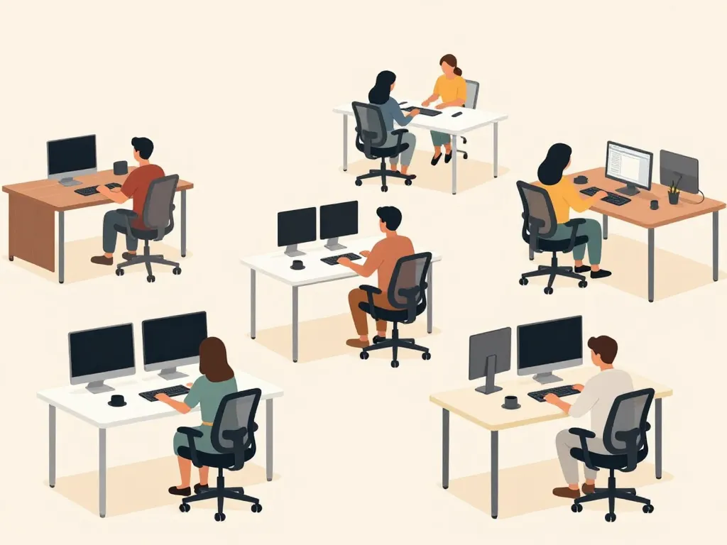 showroom bureaux plan de campagne différents modèles