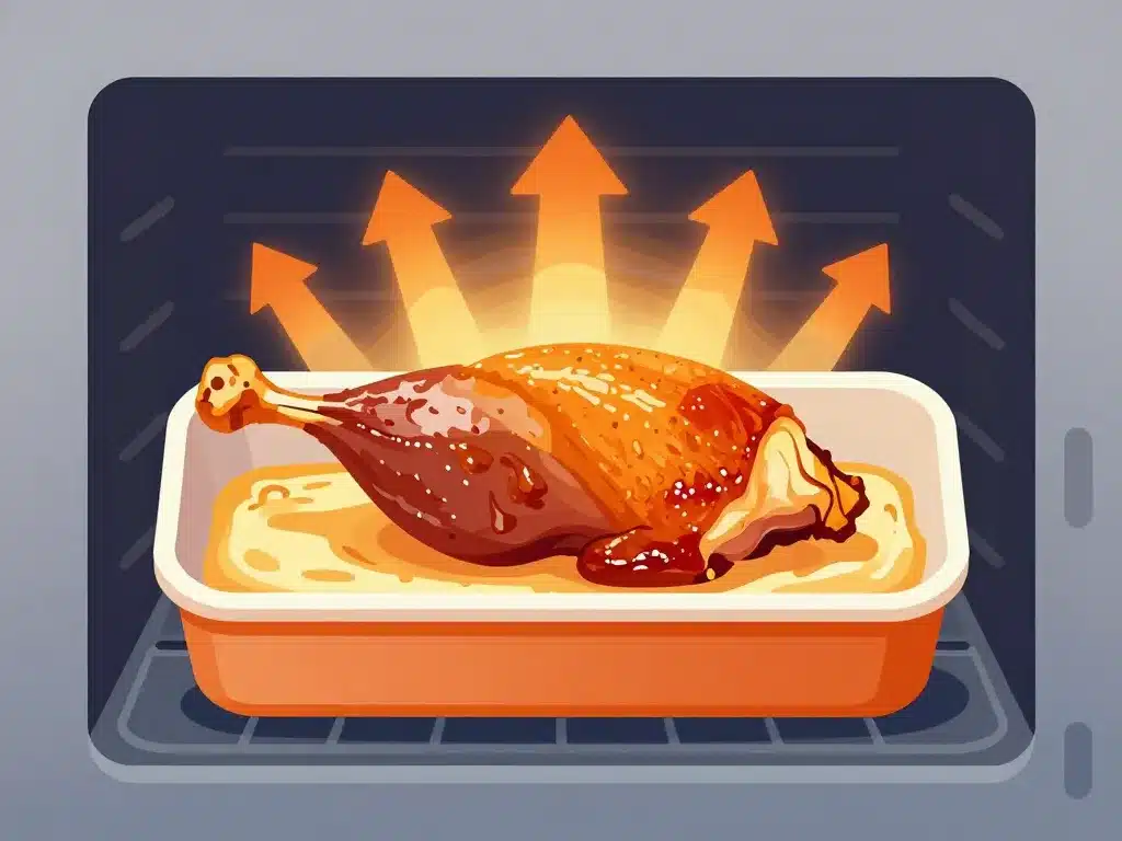 cuisson cuisse de canard au four diagramme fondante et croustillante