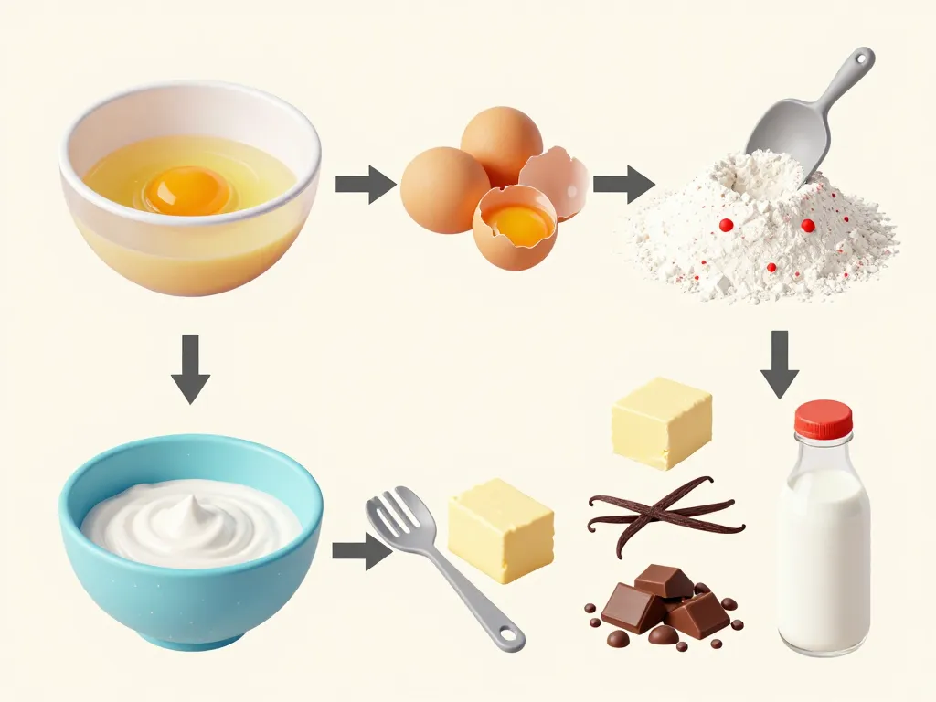 schema preparation pate a cookie crue sans risque
