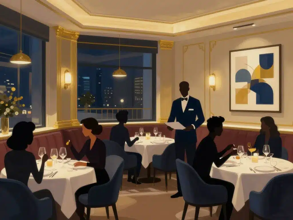 Salle élégante restaurant Guy Savoy Paris