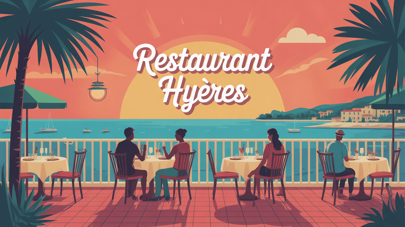 Scène illustrant restaurant hyeres diversité ambiance conviviale